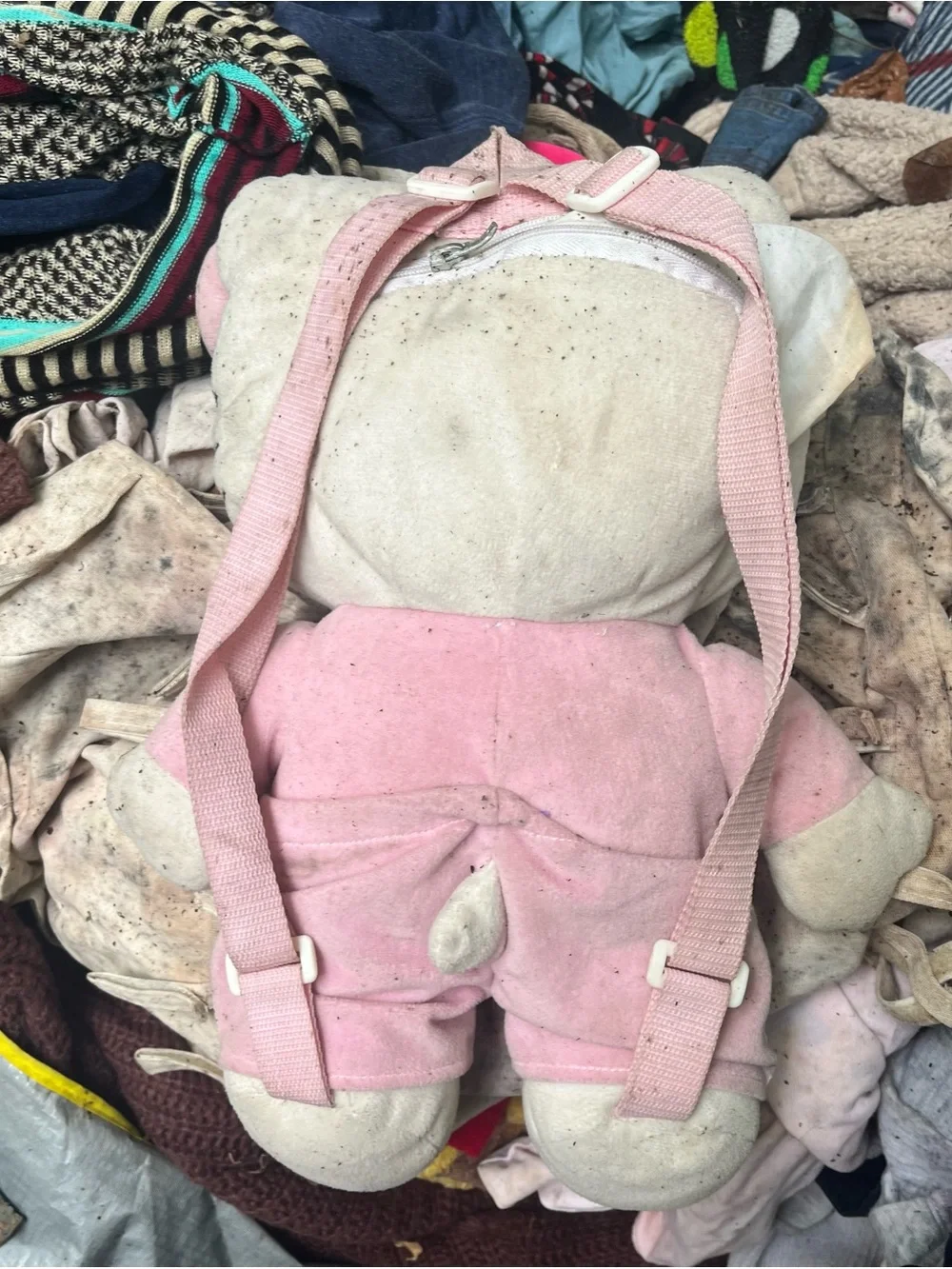 Hello Kitty Pink Plush Backpack Bag with Bow